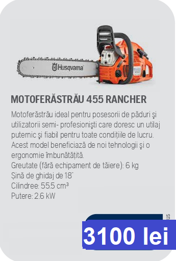 Motoferastrau Husqvarna 455 Rancher